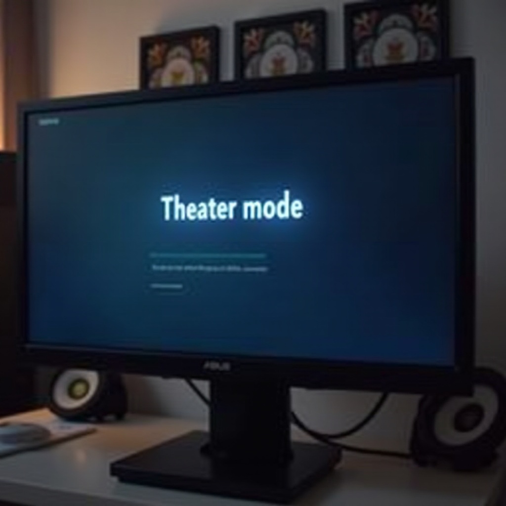 Hoe Asus-monitor te repareren die blijft zeggen Theatermodus