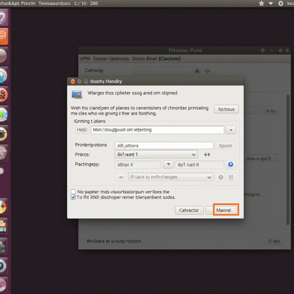 ubuntu 24.04 ไม่แสดงเครื่องพิมพ์ที่แชร์เมื่อเรียกดู